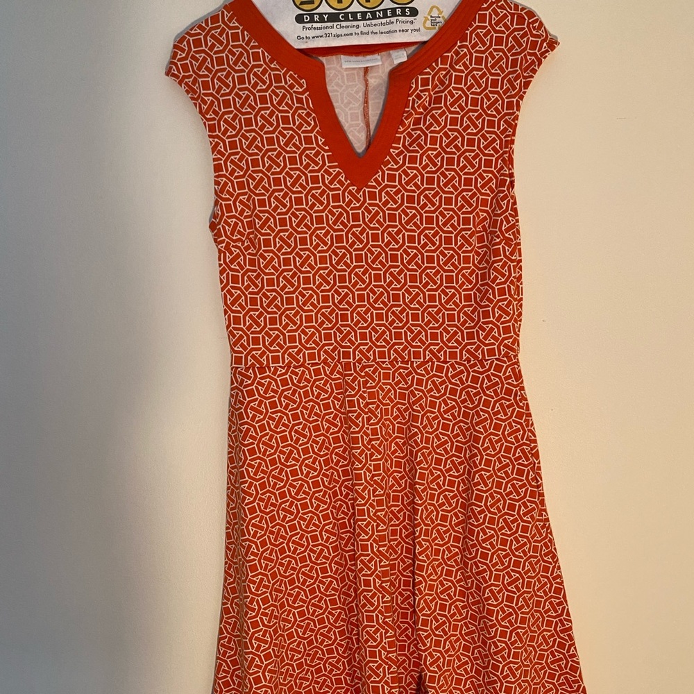 Orange Pattern Dress